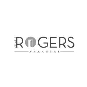 city of rogers logo BW